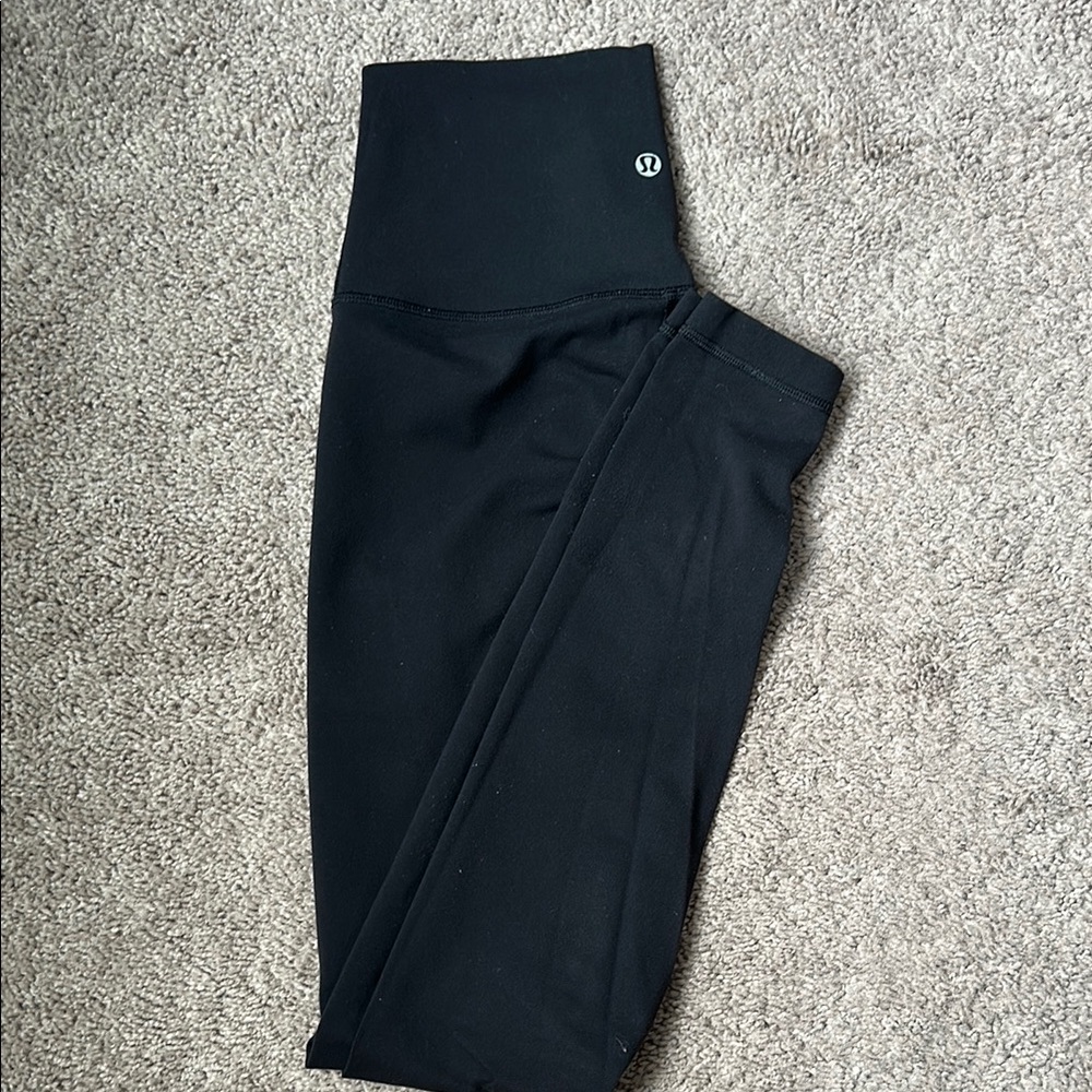 lululemon athletica Wonder Under Luon Classic Black Leggings